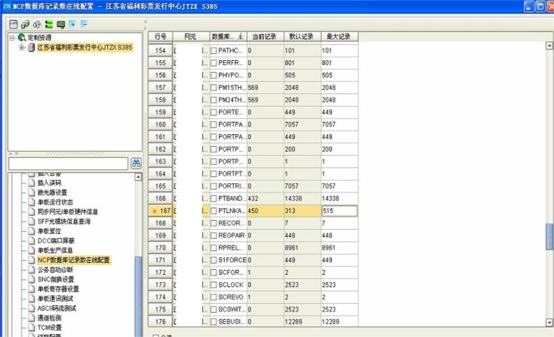 ZXMP S385网元在做以太网业务下发是提示“NCP数据库容量超限”(图3)