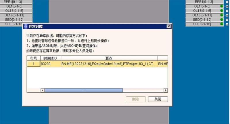 ZXMP S330网管提示时隙配置界面存在异常数据问题(图1)