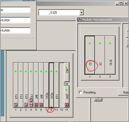 ZXMP S325 ET1单板下发时隙提示超时(图1)