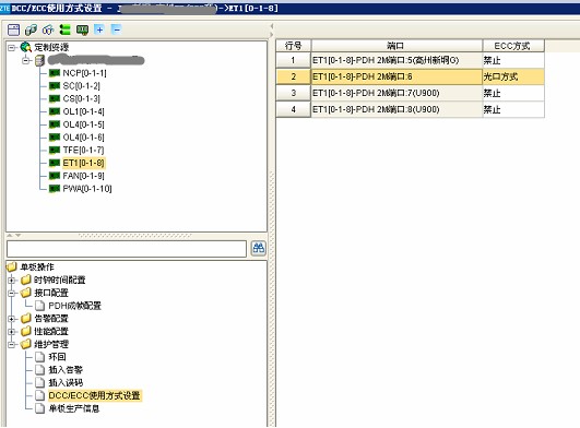 ZXMP S200使用E1支路的时隙作为ECC通道的配置方法(图1)