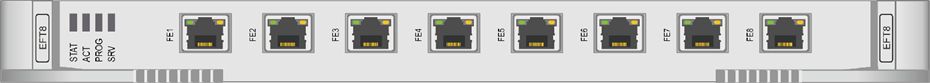 EFT8 16路快速以太网透传板(图1)